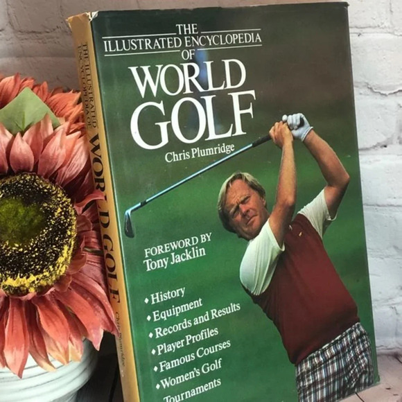 Vintage 1988 THE ILLISTRATED ENCYCLOPEDIA OF WORLD GOLF - Picture 2 of 11